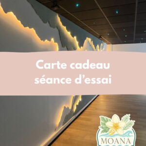 Carte cadeau séance d'essai